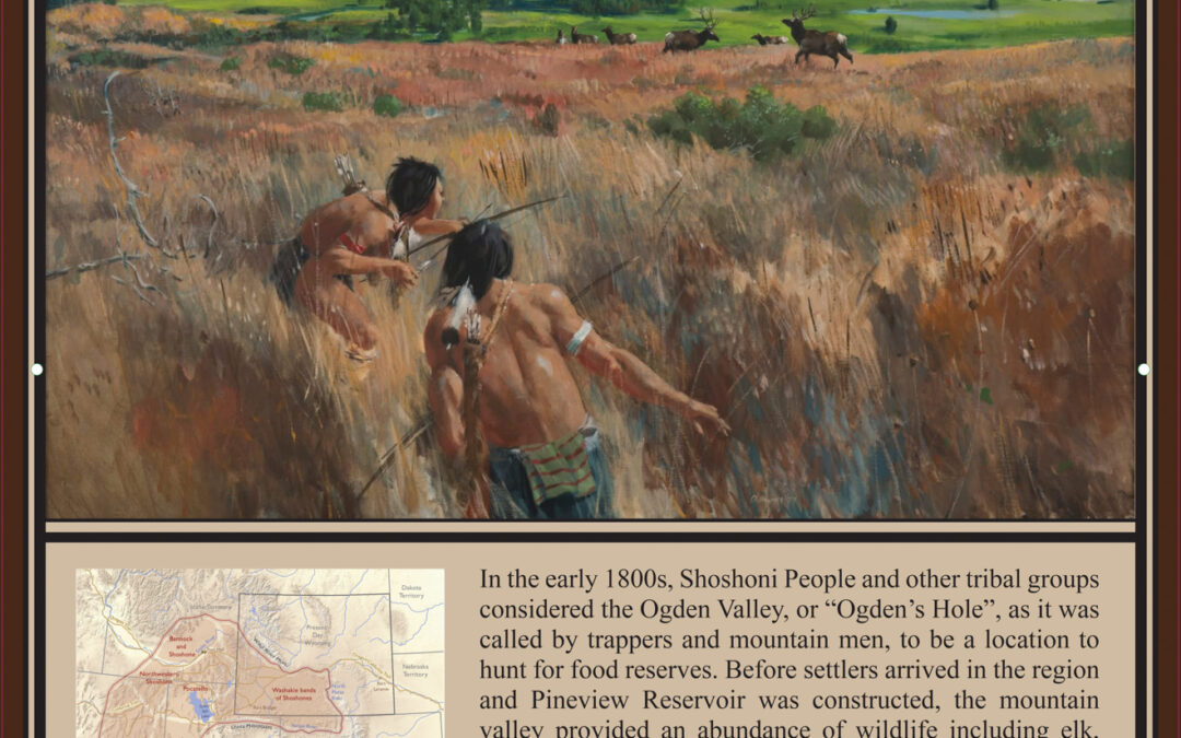 Shoshoni Stalking Elk